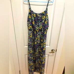 NWT Only brand, dark floral maxi dress.